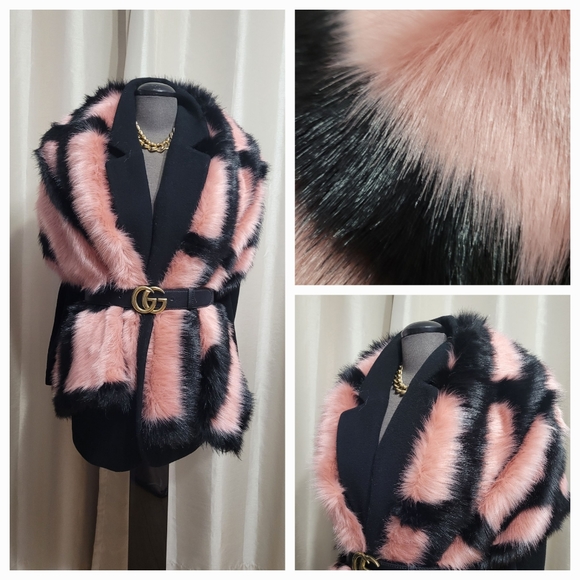 Faux Fur Scarf Size - Picture 2 of 6